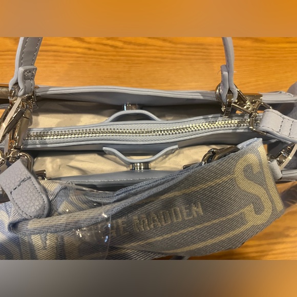 Steve Madden BMateo Satchel Blue Glaze Tiktok NEW Trending Viral Bag NWT HOT - Picture 6 of 8